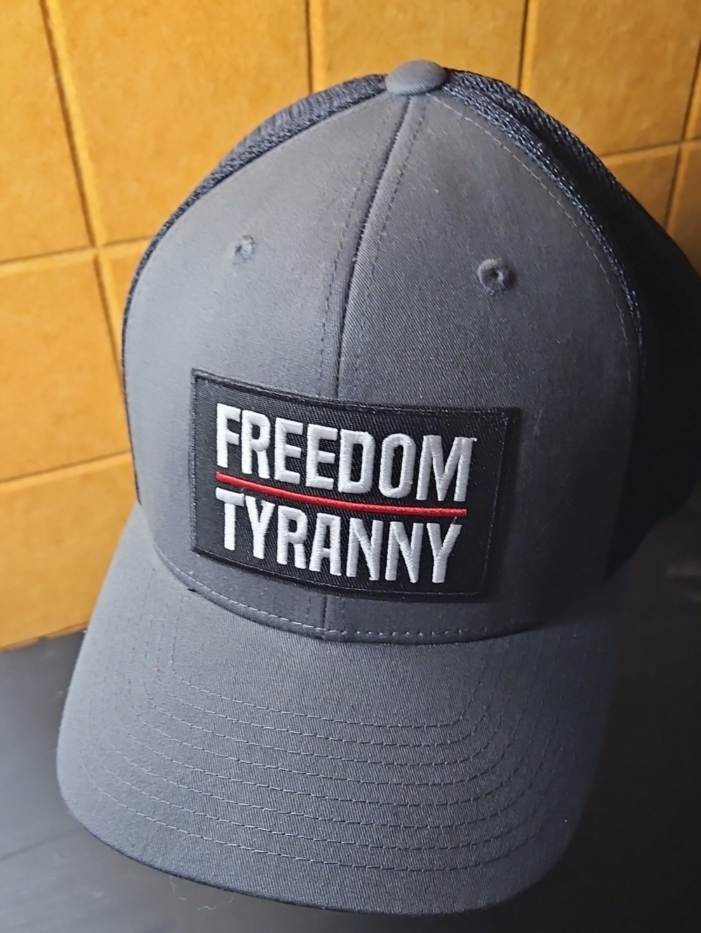 Freedom over tyranny truckers hat